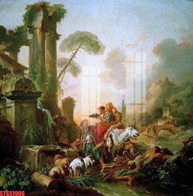 File tranh Tranh sơn dầu phương tây tổng hợp STS51906 (gốc) in film