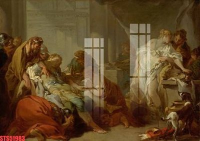 File in ấn Tranh sơn dầu phương tây tổng hợp STS51983 (bản gốc) từ file gốc