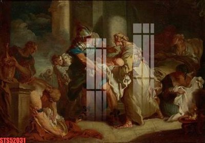 File ảnh Tranh sơn dầu phương tây tổng hợp STS52031 (gốc) trang trí khách sạn