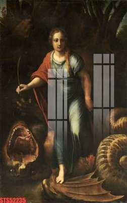 File gốc Tranh sơn dầu phương tây tổng hợp STS52235 (in mica) làm bảng hiệu