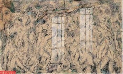 Tải file Tranh sơn dầu phương tây tổng hợp STS52405 (PSD) cho in tranh kính