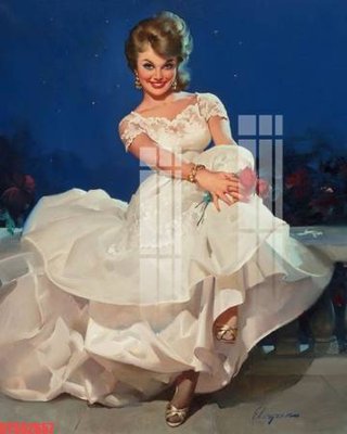 File ảnh Tranh sơn dầu phương tây tổng hợp STS52657 (gốc) in PP, decal