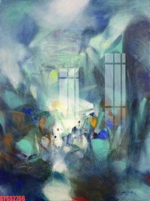 File tranh Tranh sơn dầu phương tây tổng hợp STS52766 (bản gốc) in lụa 5D