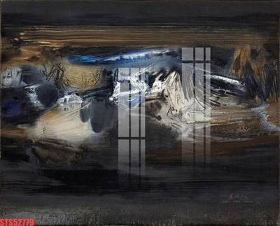 Tải file Tranh sơn dầu phương tây tổng hợp STS52779 (gốc) chủ đề hoa sen