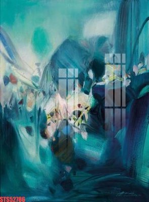 File gốc Tranh sơn dầu phương tây tổng hợp STS52786 (in mica) cắt laser