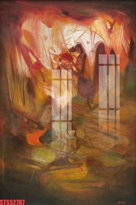 File tranh Tranh sơn dầu phương tây tổng hợp STS52787 (file gốc) chuẩn màu in