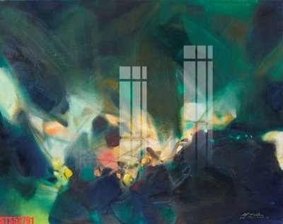 File gốc Tranh sơn dầu phương tây tổng hợp STS52791 (thiết kế) cho in ấn