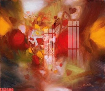 File tranh Tranh sơn dầu phương tây tổng hợp STS52805 (bản gốc) in lụa 5D