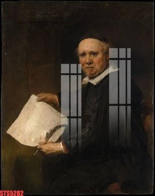 Ảnh gốc Tranh sơn dầu phương tây tổng hợp STS5282 (độ nét cao) in mica