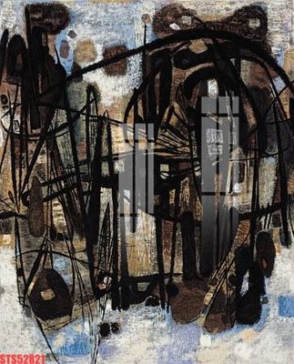 File gốc Tranh sơn dầu phương tây tổng hợp STS52821 (in mica) làm quà tặng