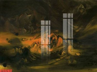 Tải về file tranh gốc Tranh sơn dầu phương tây tổng hợp STS52837 (để in quảng cáo)