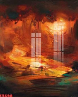 File in trần Tranh sơn dầu phương tây tổng hợp STS52848 (bản gốc) 5D