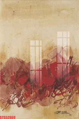 Download file Tranh sơn dầu phương tây tổng hợp STS52869 (gốc) in mica ốp bếp