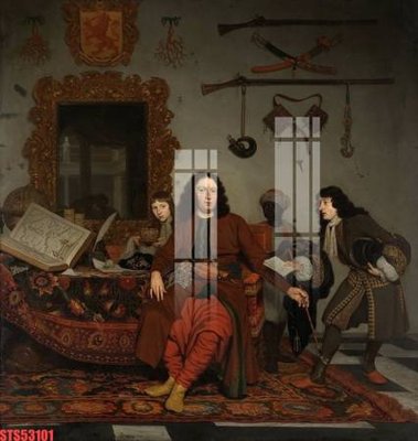 File tranh Tranh sơn dầu phương tây tổng hợp STS53101 (bản gốc) treo quán cafe