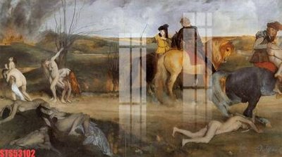 File ảnh Tranh sơn dầu phương tây tổng hợp STS53102 (gốc) in poster