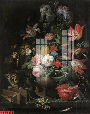 File tranh Tranh sơn dầu phương tây tổng hợp STS53121 (bản gốc) in canvas