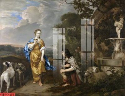 File gốc Tranh sơn dầu phương tây tổng hợp STS53137 (PSD/TIFF) độ phân giải cao