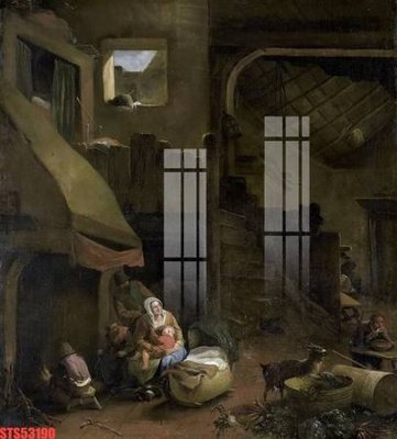 File tranh Tranh sơn dầu phương tây tổng hợp STS53190 (gốc) chủ đề trẻ em