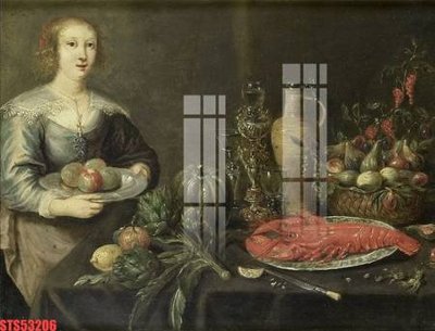 File ảnh Tranh sơn dầu phương tây tổng hợp STS53206 (gốc) in poster