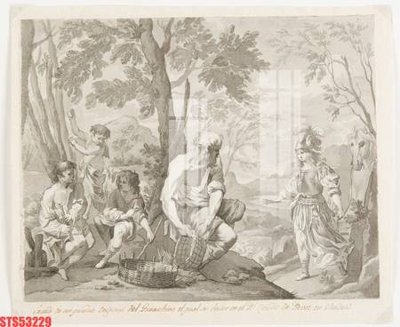 File gốc Tranh sơn dầu phương tây tổng hợp STS53229 (in mica) làm bảng hiệu