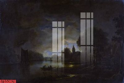 File PSD Tranh sơn dầu phương tây tổng hợp STS53628 (chất lượng in ấn)