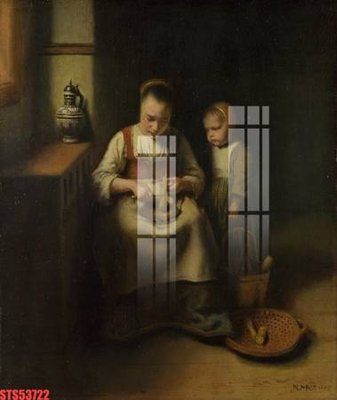 File ảnh Tranh sơn dầu phương tây tổng hợp STS53722 (gốc) cho trang trí nội thất