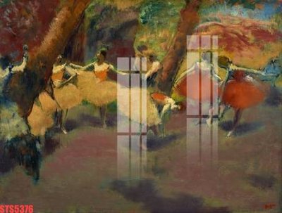 File in lụa Tranh sơn dầu phương tây tổng hợp STS5376 (hoa văn) Tranh sơn dầu phương tây tổng hợp STS5376