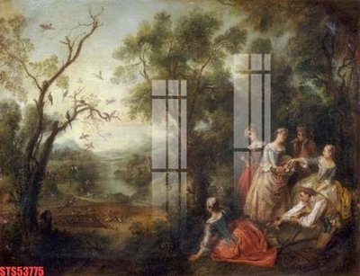 File gốc Tranh sơn dầu phương tây tổng hợp STS53775 (in 3D) cho trang trí