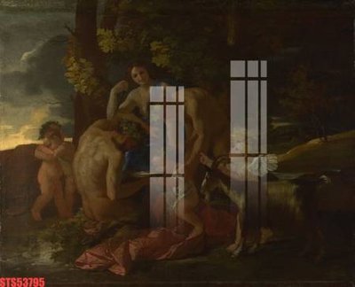 File in mica Tranh sơn dầu phương tây tổng hợp STS53795 (bản gốc) làm vách ngăn