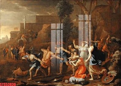 File tranh gốc Tranh sơn dầu phương tây tổng hợp STS53830 (bản quyền) file PSD