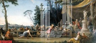 File ảnh Tranh sơn dầu phương tây tổng hợp STS54130 (gốc) in biển hiệu