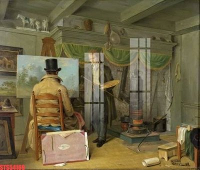 File tranh Tranh sơn dầu phương tây tổng hợp STS54169 (bản gốc) in lụa 3D