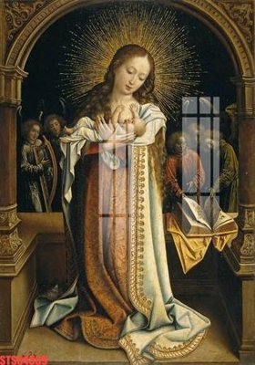 Download file Tranh sơn dầu phương tây tổng hợp STS54369 (gốc) in mica ốp bếp