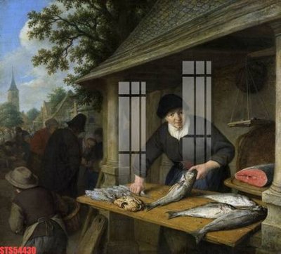 File ảnh Tranh sơn dầu phương tây tổng hợp STS54430 (gốc) dùng in Pano