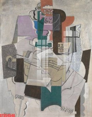 File ảnh Tranh sơn dầu phương tây tổng hợp STS54540 (gốc) in PP, decal