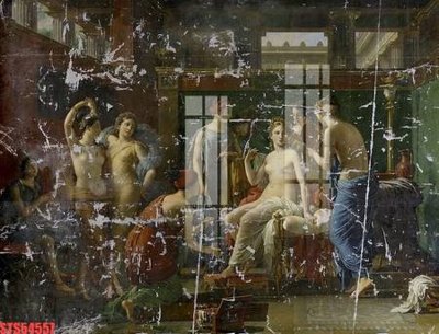 File gốc Tranh sơn dầu phương tây tổng hợp STS54557 (chuẩn CMYK) cho nhà in