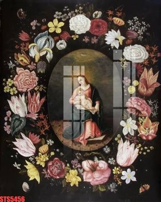 Download file Tranh sơn dầu phương tây tổng hợp STS5456 (gốc) in mica cao cấp