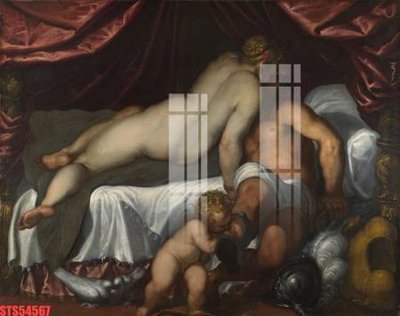 File ảnh Tranh sơn dầu phương tây tổng hợp STS54567 (gốc) in PP, decal