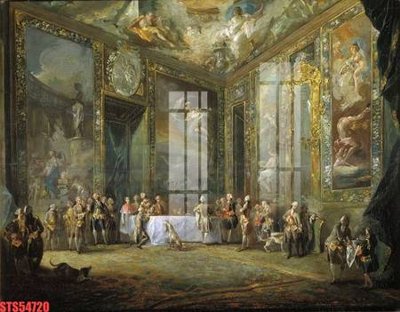 File gốc Tranh sơn dầu phương tây tổng hợp STS54720 (in lụa) chi tiết cao