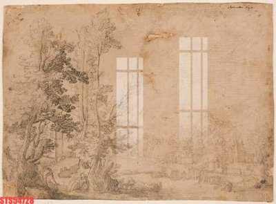 File tranh Tranh sơn dầu phương tây tổng hợp STS54728 (gốc) in trên kính