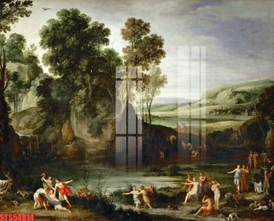 File in trần Tranh sơn dầu phương tây tổng hợp STS54814 (bản gốc) đại dương