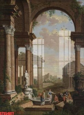 Hình ảnh file gốc in lụa Tranh sơn dầu phương tây tổng hợp STS54877