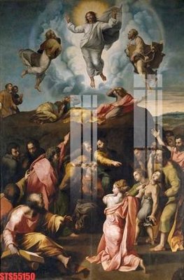 Ảnh gốc file in lụa Tranh sơn dầu phương tây tổng hợp STS55150 chi tiết