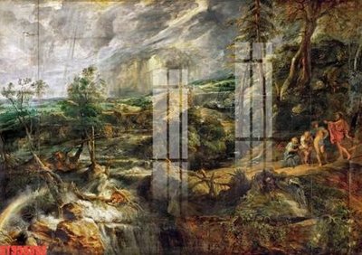 File in lụa Tranh sơn dầu phương tây tổng hợp STS55352 (phong cảnh) Tranh sơn dầu phương tây tổng hợp STS55352