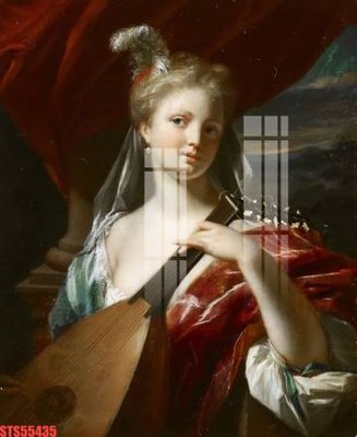 File in trần Tranh sơn dầu phương tây tổng hợp STS55435 (bản gốc) hoa văn