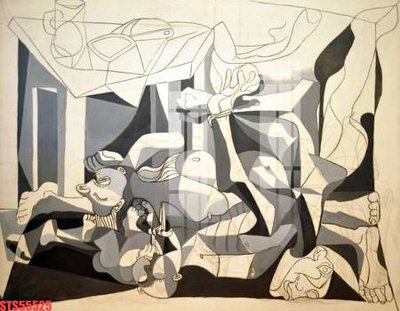 File ảnh Tranh sơn dầu phương tây tổng hợp STS55525 (gốc) in decal dán tường