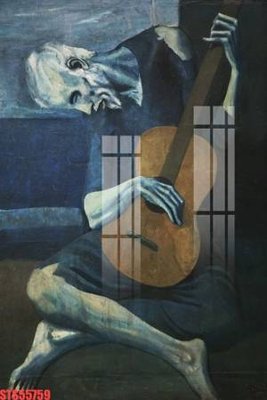 File tranh Tranh sơn dầu phương tây tổng hợp STS55759 (bản gốc) in lụa dán tường