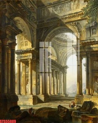 File tranh Tranh sơn dầu phương tây tổng hợp STS55889 (gốc) chủ đề trừu tượng