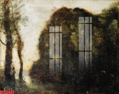 File gốc Tranh sơn dầu phương tây tổng hợp STS5607 (in mica) cắt laser