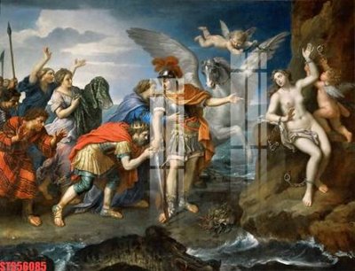 File in trần Tranh sơn dầu phương tây tổng hợp STS56085 (bản gốc) bầu trời